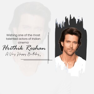 Hrithik Roshan Birthday Poster, Status and Hd Images Download 32 hrithik roshan birthday Poster